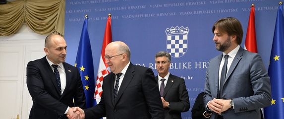 Ivan Anušić, Andrius Kubilius i Tomislav Ćorić