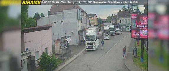 Zbog puknuća mosta stao promet na granici s BiH
