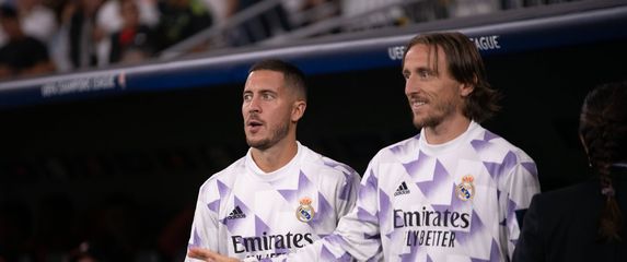 Eden Hazard i Luka Modrić