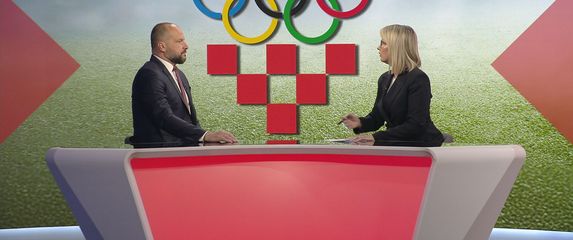 Siniša Hajdaš Dončić i Sabina Tandara Knezović, reporterka Dnevnika Nove TV