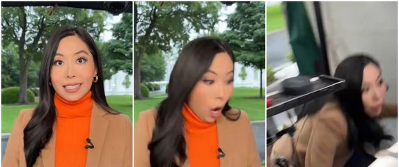Novinarka Selina Wang se sklonila od pucnjave