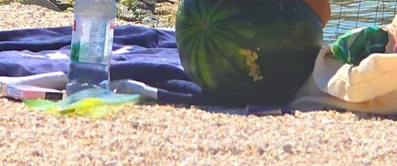 Lubenica na plaži