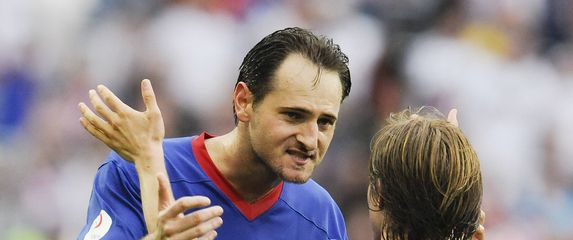 Josip Šimunić i Luka Modrić