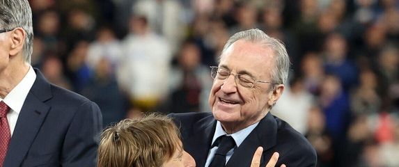 Luka Modrić i Florentino Perez