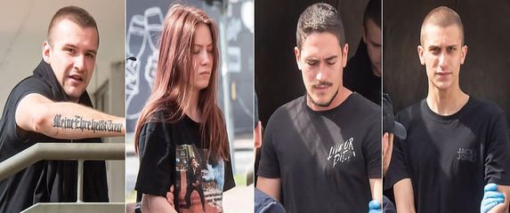 Dovođenje okrivljenih za podmetanje požara na Županijski sud u Velikoj Gorici