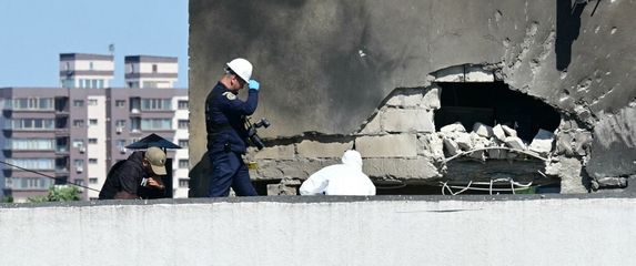 Mjesto udara drona u stambenu zgradu u rumunjskom gradu Galati