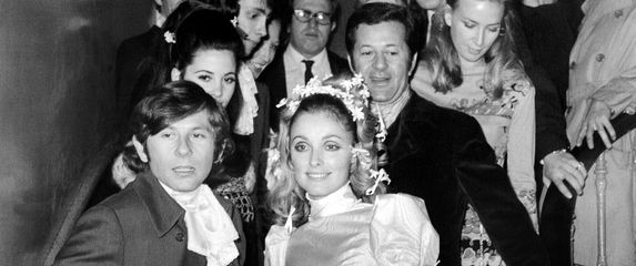 Roman Polanski i Sharon Tate snimljeni nakon vjenčanja 1968 (Foto: AFP)