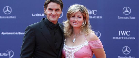 Roger i Mirka Federer (Foto: LLUIS GENE / AFP)