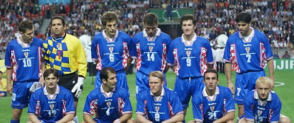 Vatreni koji su 1998. pobijedili Nizozemsku i osvojili broncu (Foto: AFP)