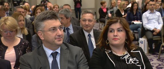 Andrej Plenković i Gabrijela Žalac