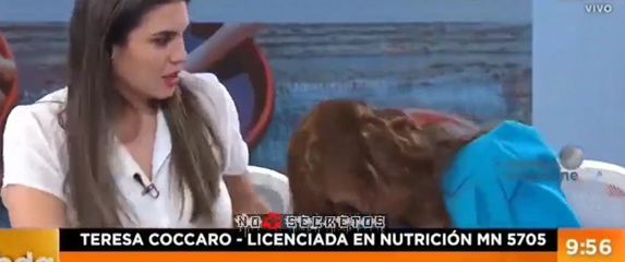 Argentinska nutricionistkinja se onesvijestila tijekom emisije uživo