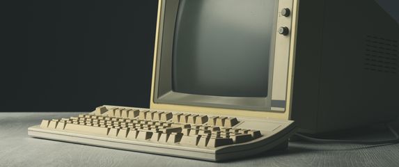 Staro računalo, ilustracija