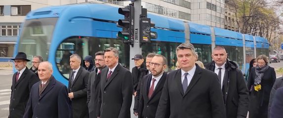 Borut Pahor u šetnji Zagrebom