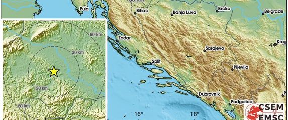 Potres na području Siska i Petrinje