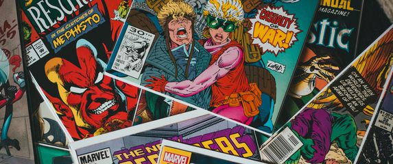 šarene naslovnice raznih stripova