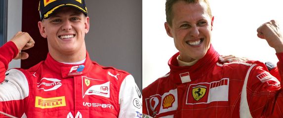 Mick i Michael Schumacher