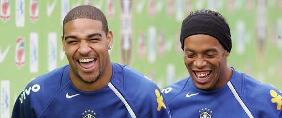 Adriano i Ronaldinho