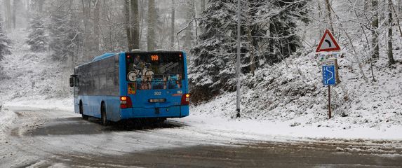 Snijeg na Sljemenu