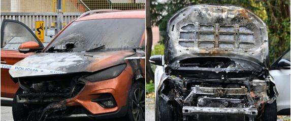 Zapaljena dva auta na Jankomiru