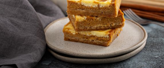 Cheesecake kocke s bundevom