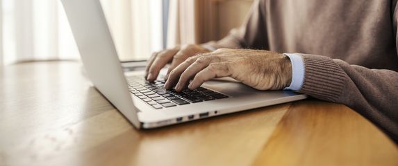 Stariji muškarac, ilustracija