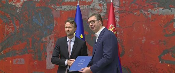 Andreas von Beckerath i Aleksandar Vučić