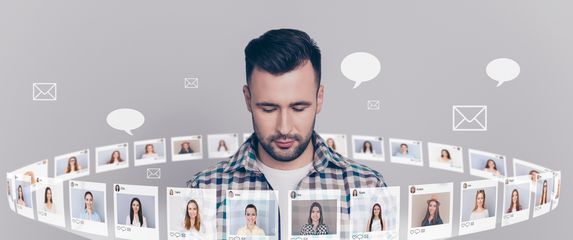 Korisnik Tindera, ilustracija