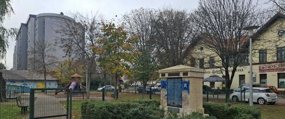 Pošaran spomenik NOB-u u Zagrebu - 2