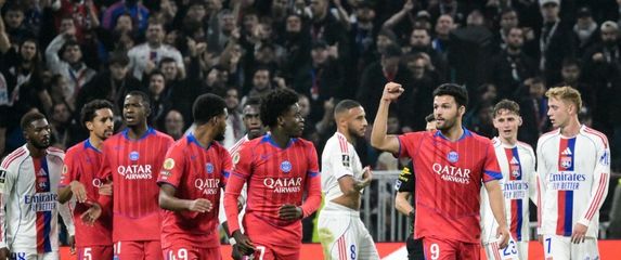 PSG slavi pobjedu nad Lyonu