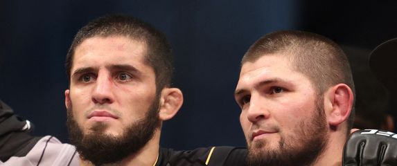 Islam Makhachev i Khabib Nurmagomedov