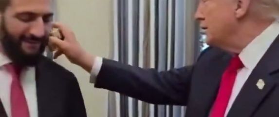 Trump i Ahmed al‑Sharaa