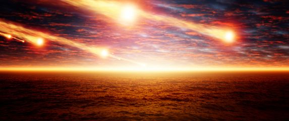 Pad asteroida, ilustracija