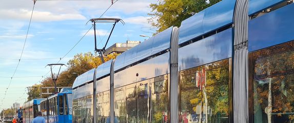 Zastoj tramvaja, ilustracija