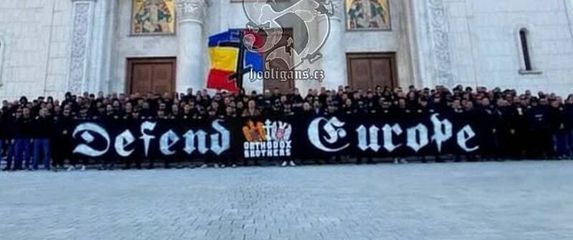 Rumunjski navijači u Beogradu