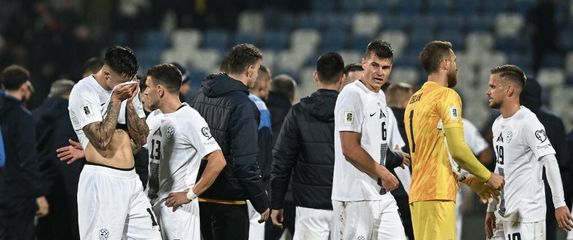 Razočarani igrači Slovenije