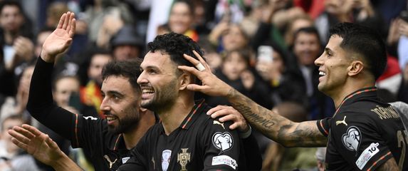 Bruno Fernandes, Goncalo Ramos i Joao Cancelo