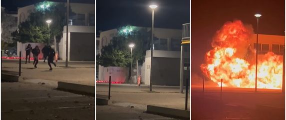 Eksplozija u dvorištu Osnovne škole Strožanac