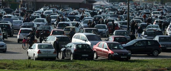 Sajam automobila, ilustracija