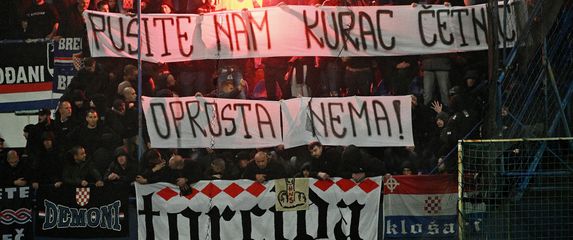 Hrvatski navijači u Podgorici