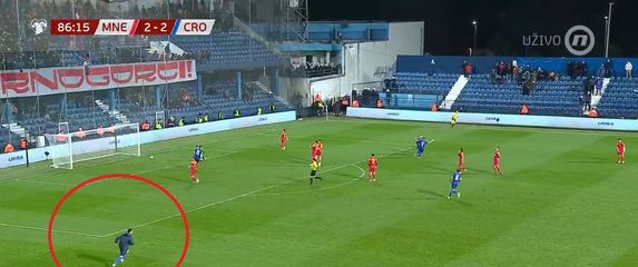 Utrčavanje na travnjak Ivana Perišića