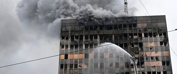 Požar u zgradi Vjesnika