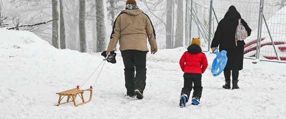 Snijeg na Sljemenu - 2