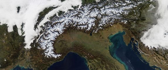 Sateliska snimka Europe