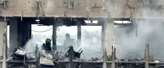 Vjesnikov neboder snimljen dronom