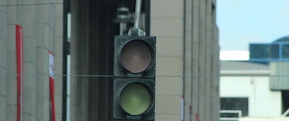 Ugašeni semafor, ilustracija