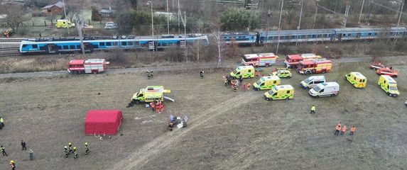 Sudar vlakova u Češkoj