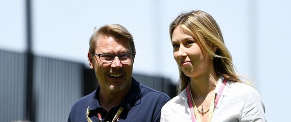 Mika Hakkinen i starija kćer Aina
