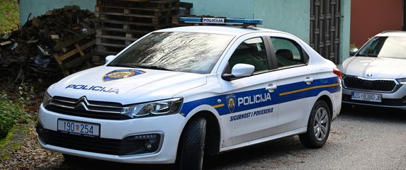 Policija na Črnomercu, ilustracija