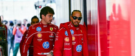 Charles Leclerc i Lewis Hamilton