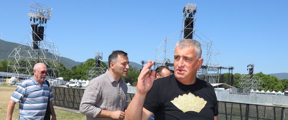 Miro Bulj uoči koncerta Marka Perkovića Thompsona u Sinju